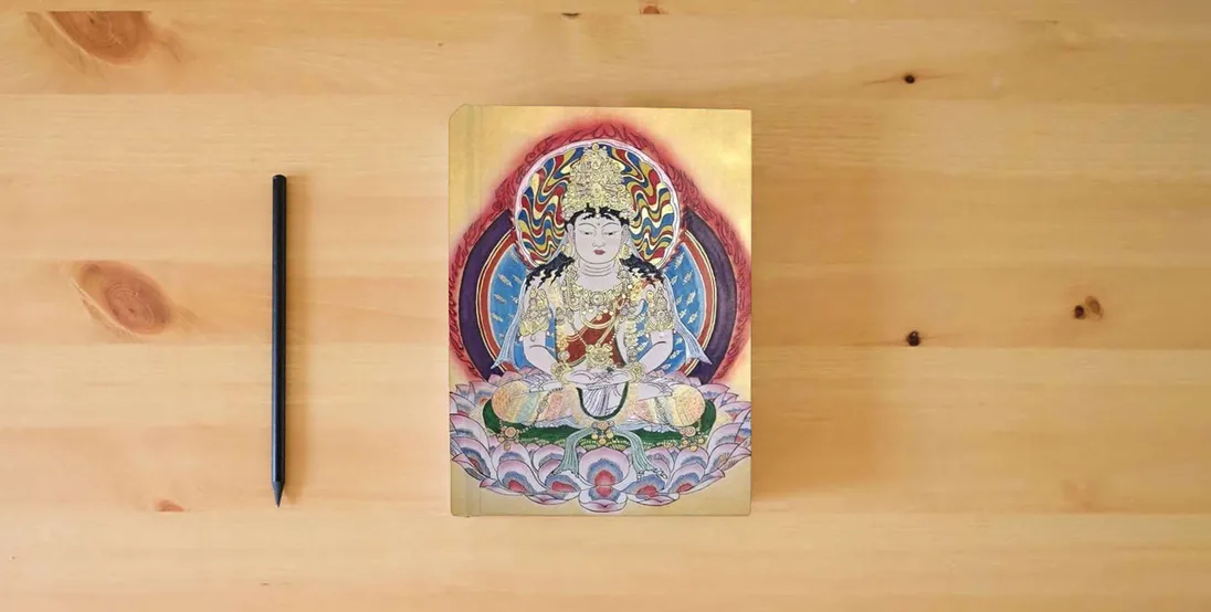 The book The Diamond That Cuts Through Illusion Wisdom of the Vajracchedika Prajnaparamita: Core Sutra Texts, Multiple Translations, and Classical Commentaries} is on the table