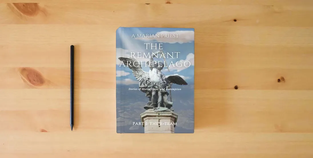 The book The Remnant Archipelago: Part I: The E-Team} is on the table