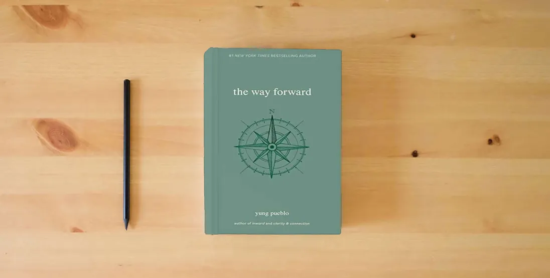 The book The Way Forward (The Inward Trilogy)} is on the table