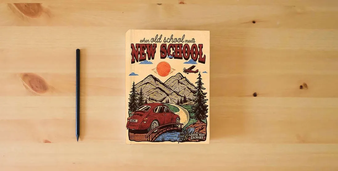 The book When Old School Meets New School: 7 Keys for Bridging the Gap of Respect} is on the table