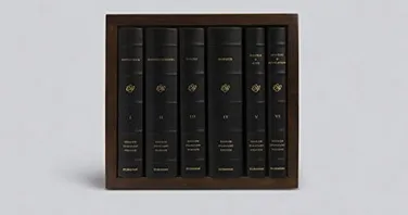 Book Cover: ESV Reader's Bible, Six-Volume Set (Cowhide over Board with Walnut Slipcase)
