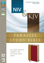 NIV, KJV, Parallel Study Bible, Imitation Leather, Red: Two Bible Versions Together for Study and Comparison Book Cover: NIV, KJV, Parallel Study Bible, Imitation Leather, Red: Two Bible Versions Together for Study and Comparison