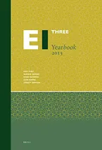 Encyclopaedia of Islam Three Yearbook 2015 Book Cover: Encyclopaedia of Islam Three Yearbook 2015