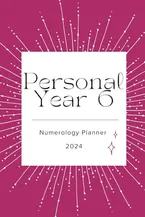 Book Cover: Numerology Planner 2024: Year 6