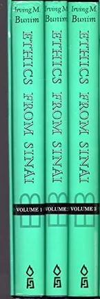 Ethics from Sinai Book Cover: Ethics from Sinai