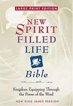 Large Print New Spirit Filled Life Bible Book Cover: Large Print New Spirit Filled Life Bible