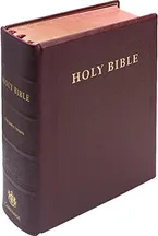 KJV Lectern Bible, Burgundy Goatskin Leather over Boards, KJ986:XB Book Cover: KJV Lectern Bible, Burgundy Goatskin Leather over Boards, KJ986:XB
