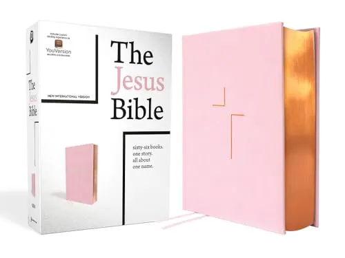Book Cover: The Jesus Bible, NIV Edition, Leathersoft over Board, Pink, Comfort Print