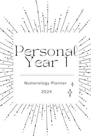 Book Cover: Numerology Planner 2024: Personal Year 1
