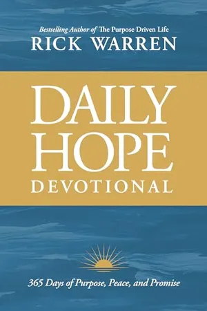 Book Cover: Daily Hope Devotional: 365 Days of Purpose, Peace, and Promise