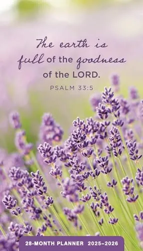 Book Cover: Psalms: 2025-2026 28-Month Inspirational Pocket Planner