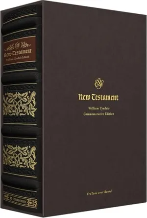 Book Cover: ESV New Testament with Illuminated Drop Caps: William Tyndale Commemorative Edition (TruTone over Board)