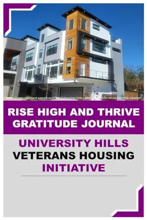 Book Cover: Black Women Developers Rise High and Thrive Gratitude Journal (Customized; 120 Pages): For University Hills Veterans Housing Initiative