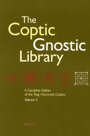 Book Cover: The Coptic Gnostic Library: A Complete Edition of the Nag Hammadi Codices ( 5 vol set) (English, Coptic and Coptic Edition)