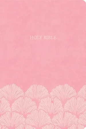 Book Cover: NASB Large Print Thinline Bible, Value Edition, Soft Pink LeatherTouch, Black Letter, Presentation Page, Sewn Binding, Full-Color Maps, Easy-to-Read Bible Karmina Type