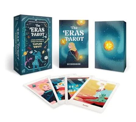 Book Cover: The Eras Tarot: A Deck and Guidebook Tribute to the Magic of Taylor Swift (Unofficial and Unauthorized)