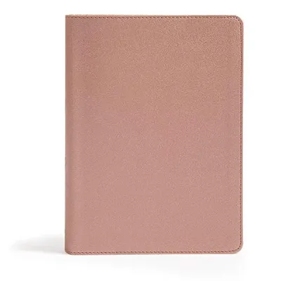 Book Cover: CSB She Reads Truth Bible, Rose Gold LeatherTouch, Black Letter, Full-Color Design, Wide Margins, Journaling Space, Devotionals, Reading Plans, Single-Column, Easy-to-Read Bible Serif Type