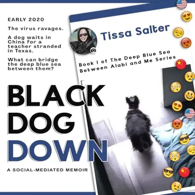 Book Cover: Black Dog Down: A Social-Mediated Memoir (The Deep Blue Sea Between Alabi and Me)