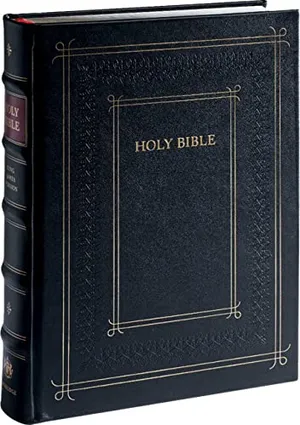 Book Cover: Cambridge KJV Family Chronicle Bible, Black Calfskin Leather over Boards, with illustrations by Gustave Doré