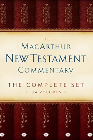 Book Cover: The MacArthur New Testament Commentary Set of 34 volumes (MacArthur New Testament Commentary Series)