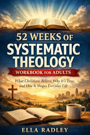 Book Cover: 52 Weeks of Systematic Theology Workbook for Adults: What Christians Believe, Why It’s True, and How It Shapes Everyday Life