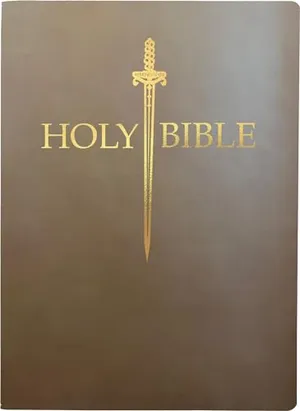 Book Cover: KJV Sword Bible, Large Print, Coffee Ultrasoft: (Red Letter, Brown, 1611 Version) (King James Version Sword Bible)