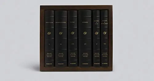 Book Cover: ESV Reader's Bible, Six-Volume Set (Cowhide over Board with Walnut Slipcase)