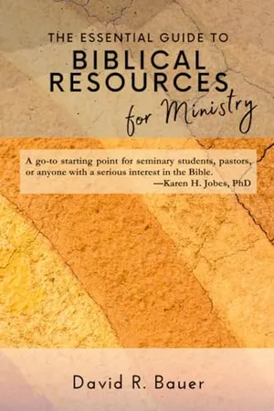 Book Cover: The Essential Guide to Biblical Resources for Ministry