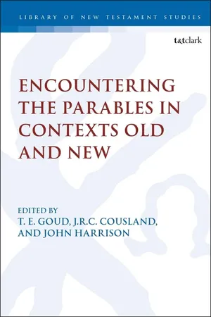 Book Cover: Encountering the Parables in Contexts Old and New (The Library of New Testament Studies)