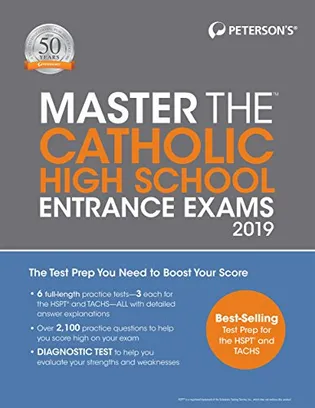 Book Cover: Master the Catholic High School Entrance Exams 2019 (Peterson's Master the Catholic High School Entrance Exams)