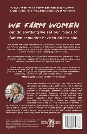 Book Cover: Grace, Grit & Lipstick: Wit & Wisdom for the Modern Female Farmer & her Farm-Curious Friends