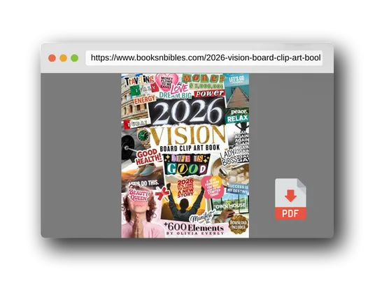 PDF Preview of the book 2026 Vision Board Clip Art Book: 600+ Extensive Collection of Powerful Pictures, Quotes, Words, and Affirmations to Create Dream Boards for Women & Men (2026 vision board supplies)