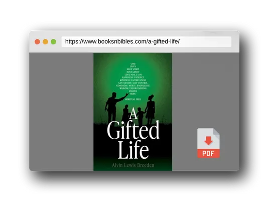 PDF Preview of the book A Gifted Life