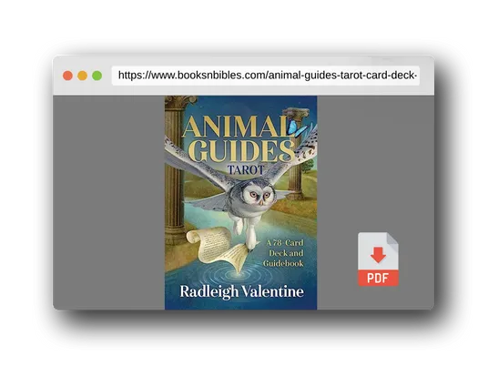 PDF Preview of the book Animal Guides Tarot: A 78-Card Deck and Guidebook