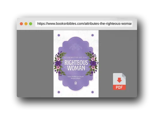 PDF Preview of the book Attributes of the Righteous Woman
