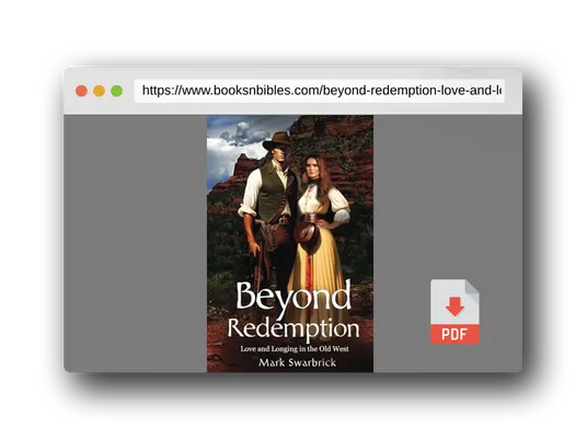 PDF Preview of the book Beyond Redemption: Love and Longing in the Old West