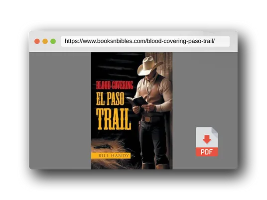 PDF Preview of the book Blood Covering El Paso Trail