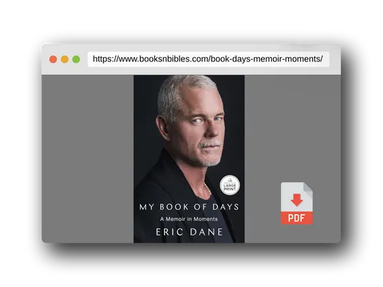 PDF Preview of the book My Book of Days: A Memoir in Moments