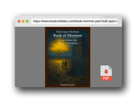 PDF Preview of the book Book of Mormon: Part 1 (Built Upon the Rock: Come Follow Me Study Companion)
