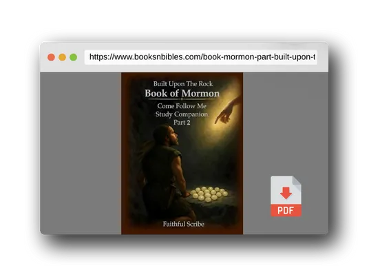 PDF Preview of the book Book of Mormon: Part 2 (Built Upon the Rock: Come Follow Me Study Companion)