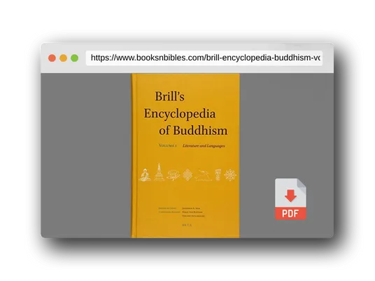 PDF Preview of the book Brill's Encyclopedia of Buddhism. Volume One: Literature and Languages (Handbook of Oriental Studies. Section 2 South Asia / Brill's)