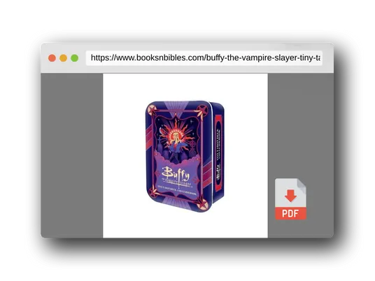 PDF Preview of the book Buffy the Vampire Slayer Tiny Tarot Deck and Guidebook