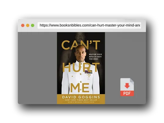 PDF Preview of the book Can't Hurt Me: Master Your Mind and Defy the Odds