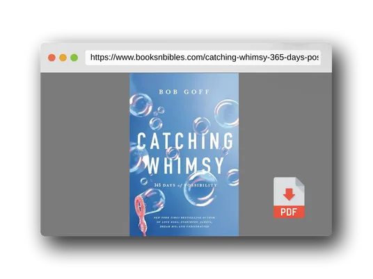 PDF Preview of the book Catching Whimsy: 365 Days of Possibility