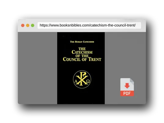 PDF Preview of the book Catechism of the Council of Trent