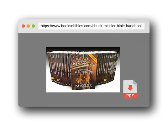 PDF Preview of the book Chuck Missler Bible Handbook Set