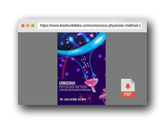 PDF Preview of the book Conscious Physician Method: Conscious Life Practices & Psilocybin