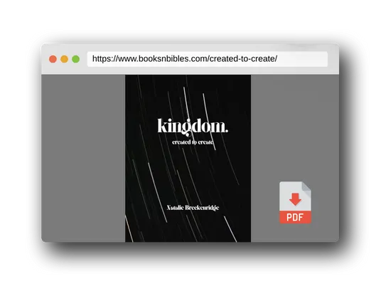 PDF Preview of the book Created to Create
