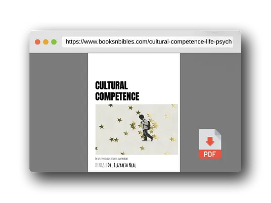 PDF Preview of the book Cultural Competence: In Life, Psychology, Business and the Bible