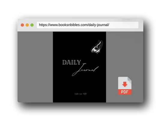PDF Preview of the book Daily Journal